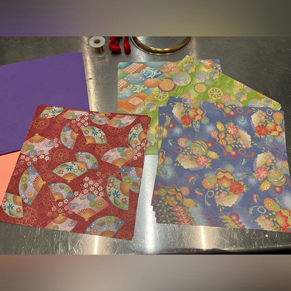 Origami Crane Kit: Paper Wire Thread - Picture 2 of 6